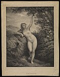 Thumbnail for File:Erigone, ensnared by Dionysus, reaching for grapes on a vine. Wellcome L0074553.jpg