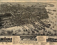 Pensacola en 1885