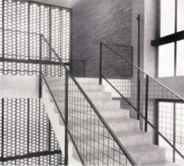 Section de cage d'escalier Galmanini, Italie (1955)