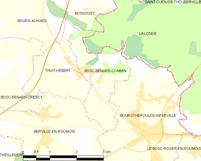 Poziția localității Bosc-Bénard-Commin