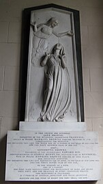 John Flaxman, Memorial à Jane et Henrietta Browne.