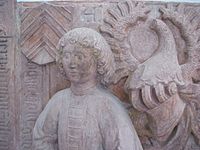 Johann von Hanau-Lichtenberg auf seinem Epitaph in Babenhausen