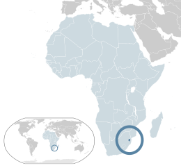 Map of Eswatini