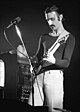 Frank Zappa in der Ekeberghallen, Oslo, Norwegen am 16. Januar 1977. Aufnahme von Helge Øverås.