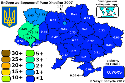 Парлямэнцкія 2007