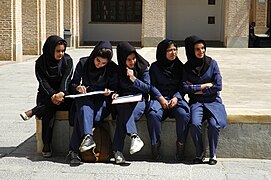 At the Jameh Mosque - Yazd, Iran.jpg