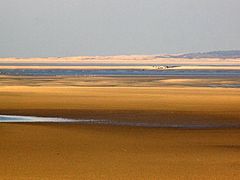 La baie de Somme, au nord-ouest.