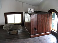 The Cistern and Washbasin Located on the Top Floor of the Bellamy Mansion.