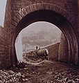 Adolphe Braun: Gotthardbahn Tunneleingang in Airolo (Ausschnitt).[5]