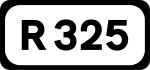 R325 road shield}}