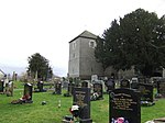 Detached belltower at the church of St. Mary