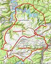 Truppenübungsplatz Vogelsang in der Ausdehnung 1960-2005 (4.200 ha)