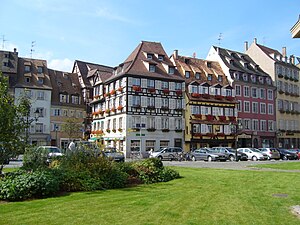 Français : Place de l'hôpital