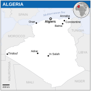 Algeria - Location Map (2013) - DZA - UNOCHA.svg