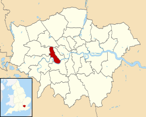 Poziția localității Hammersmith and Fulham