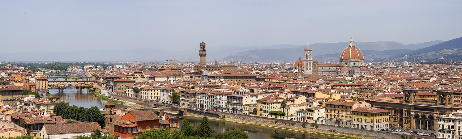 Blick auf Florenz vom Piazzale Michelangelo