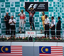 Photo du podium du Grand Prix