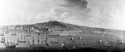 The bay of Naples with the British fleet at anchor, 1 August Wellcome L0011568.jpg