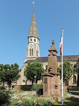 Église Saint-Joseph met oorlogsmonument