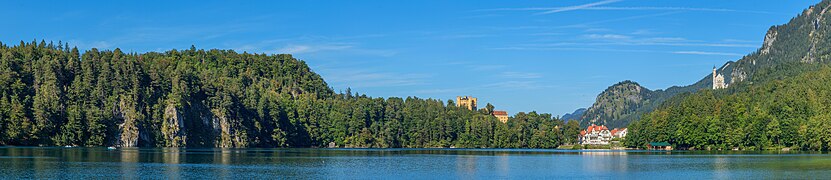 Alpsee - Pindarplatz - Hohenschwangau Castle - Alpenrose - Neuschwanstein Castle 01