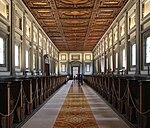 Interior da Biblioteca laurenziana