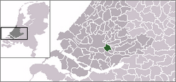 Location of Ridderkerk