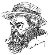 Ilustración de Verlaine, por Paterne Berrichon.