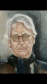 Peter Sigmond niet later dan 2018 (Schilderij: Danny Sigmond) geboren op 21 mei 1932