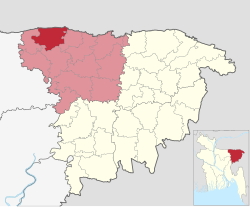 Location of Tahirpur