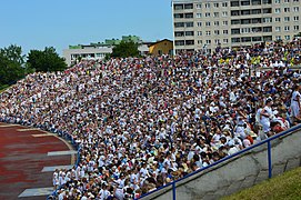 Stadium at its full capacity.