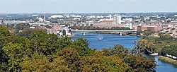 Blick auf Maastricht vom Sint Pietersberg