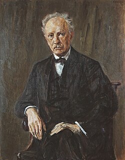 Max Liebermannin muotokuva Richard Straussista, 1918.