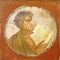 Image 34Roman portraiture fresco of a young man with a papyrus scroll, from Herculaneum, 1st century AD (from Culture of ancient Rome)