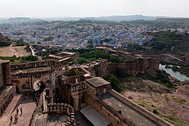 Jodhpur-Mehrangarh Fort-06-Blue city-20131011.jpg