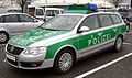 BW Streifenwagen VW Passat in alter grün-silberner Farbgebung