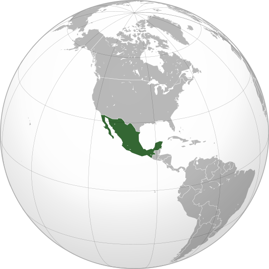 File:Mexico (orthographic projection).svg