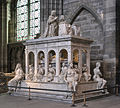 Tombeau de Louis XII et d’Anne de Bretagne à la basilique de Saint-Denis.