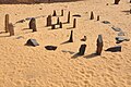 Image 7Nabta Playa "calendar circle", reconstructed at Aswan Nubia museum. (from Prehistoric Egypt)