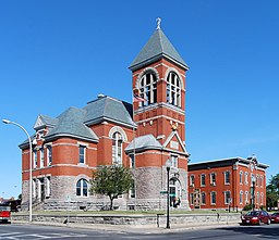 Clinton Countys domstolshus i Plattsburgh, New York.