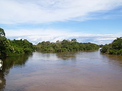 … die Einmündung des Río Bugres,