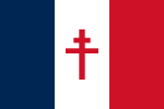 Vlag wat deur die Vrye Franse Magte gedurende die Tweede Wêreldoorlog gebruik is; later ook die persoonlike standaard van president Charles de Gaulle