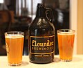 Image 10A growler of beer from Flounder Brewing, a nanobrewery in New Jersey, US (from Craft beer)