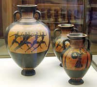 Panathenaic amphoras, 566 BC