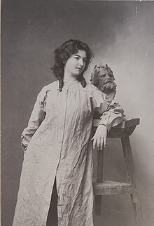 Tête de Faune pour laquelle Lucie Bouniol reçoit le second prix de sculpture aux Beaux-arts de Marseille en mai 1911