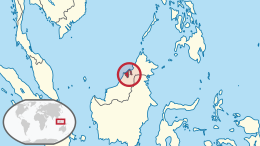 Map of Brunei