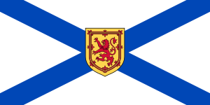 Flag of Nova Scotia / Drapeau de la Nouvelle-Écosse