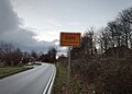 Göhl town sign