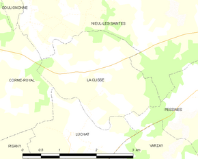 Poziția localității La Clisse