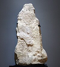 Menhir de Schafstädt (Allemagne).