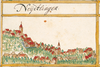 Neidlingen 1683 (Kieser), Wasserschloss→linke Bildseite, Mitte